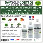 Engrais foliaire 100% naturel, Solu
