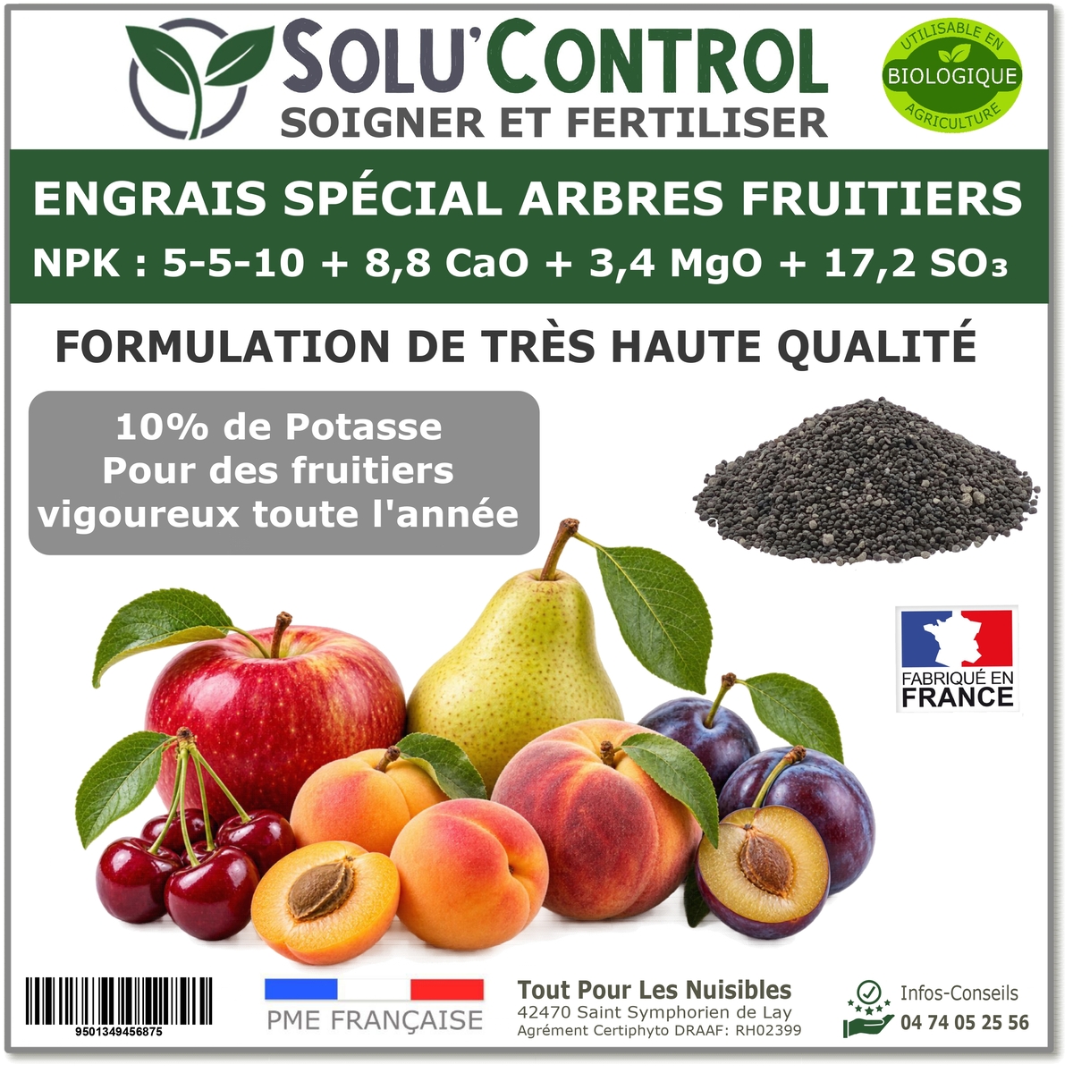 Engrais Spécial Arbres fruitiers, SoluControl