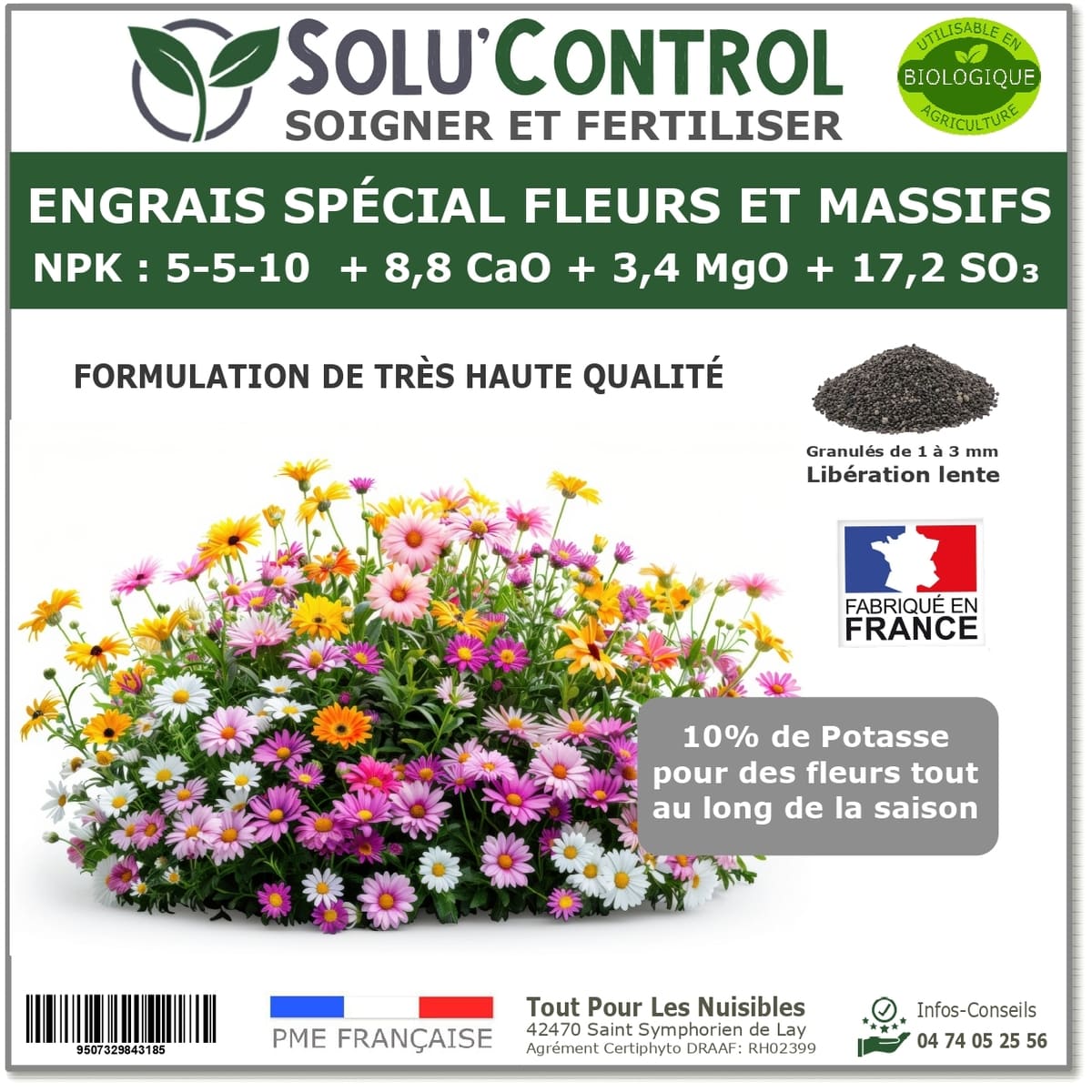 Engrais Spécial Fleurs et massifs, SoluControl