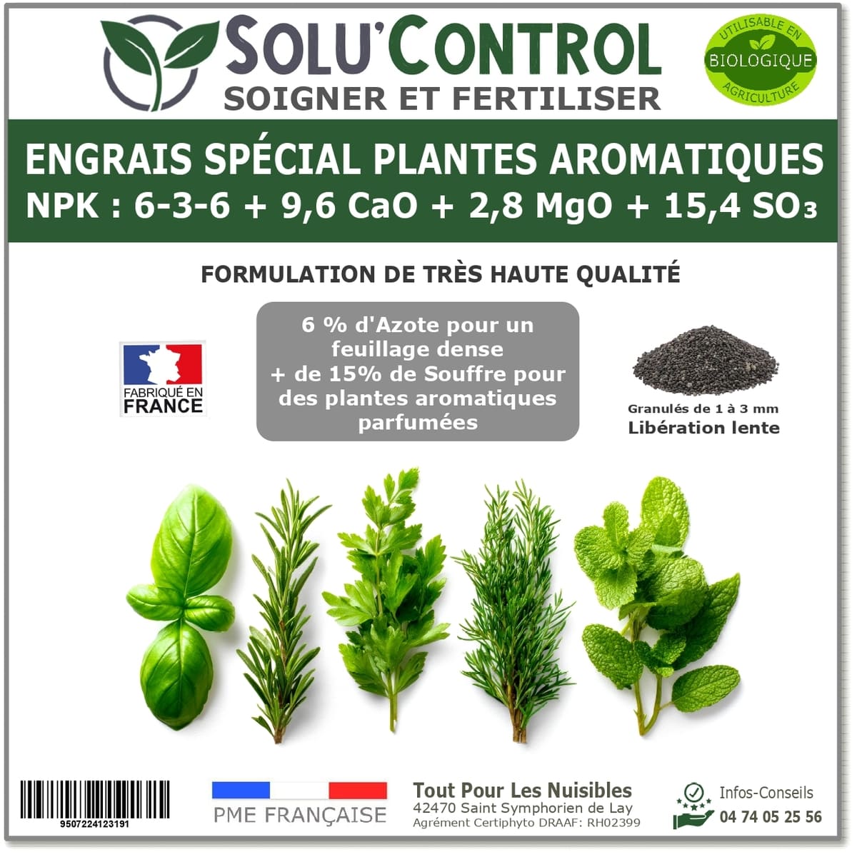 Engrais Spécial Plantes aromatiques, SoluControl